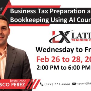 Business Tax Preparation and Bookkeeping Using AI Course